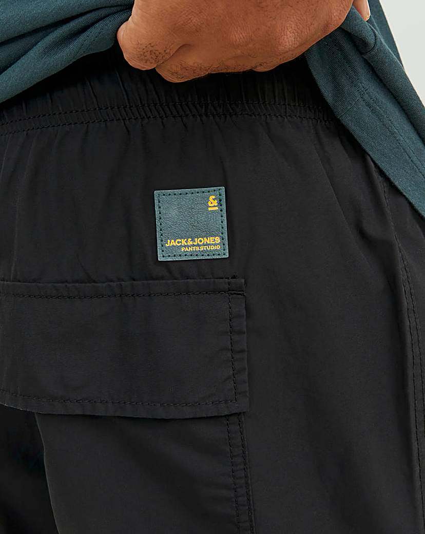 Jack & Jones Black Straight Fit Trouser