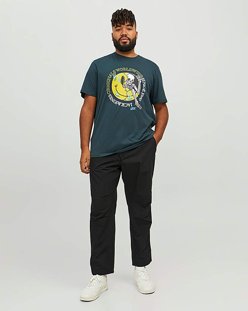 Jack & Jones Black Straight Fit Trouser