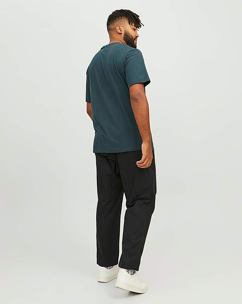 Jack & Jones Black Straight Fit Trouser