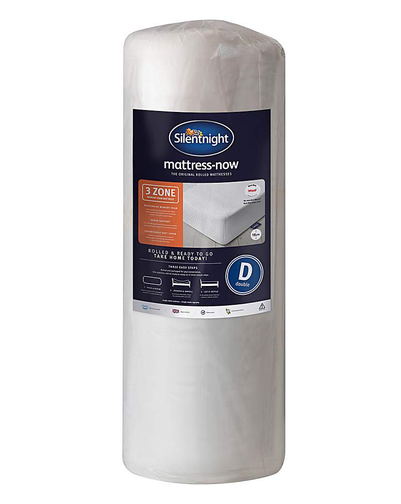 Silentnight 3 Zone Memory Roll Mattress