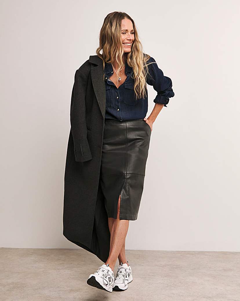 Anthology Leather Skirt