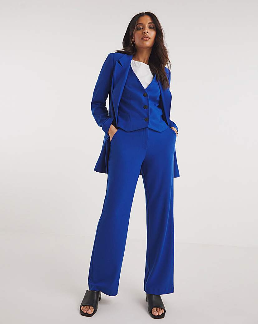 Cobalt Straight Leg Trousers