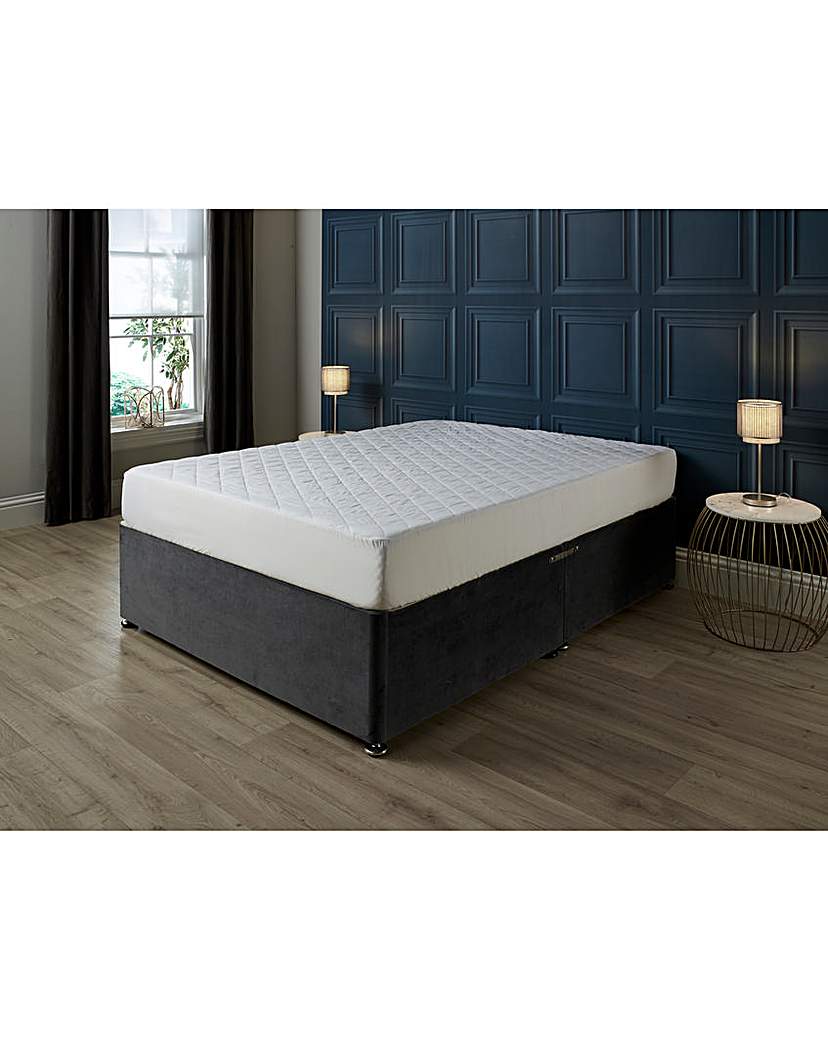 New In - Hotel Satin Stripe Mattress Protector