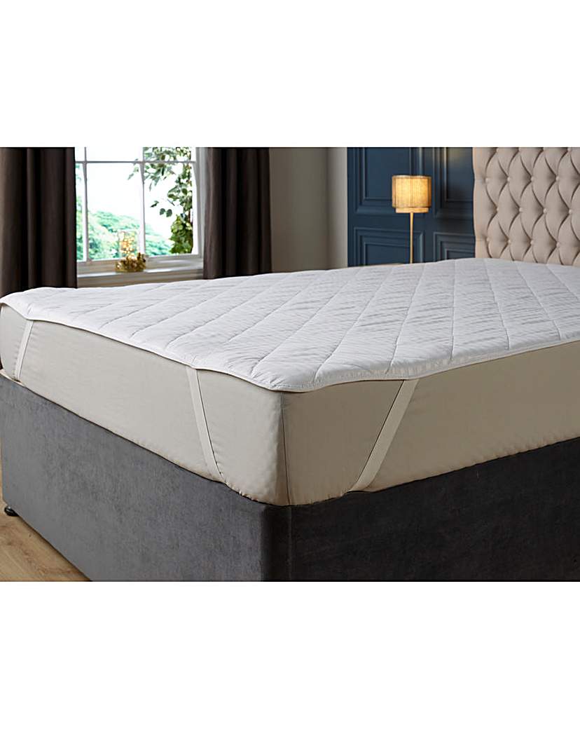 New In - Hotel Satin Stripe Mattress Topper