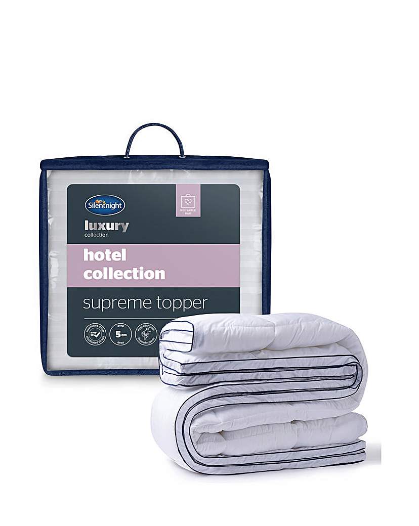 New In - Silentnight Hotel 5cm Mattress Topper