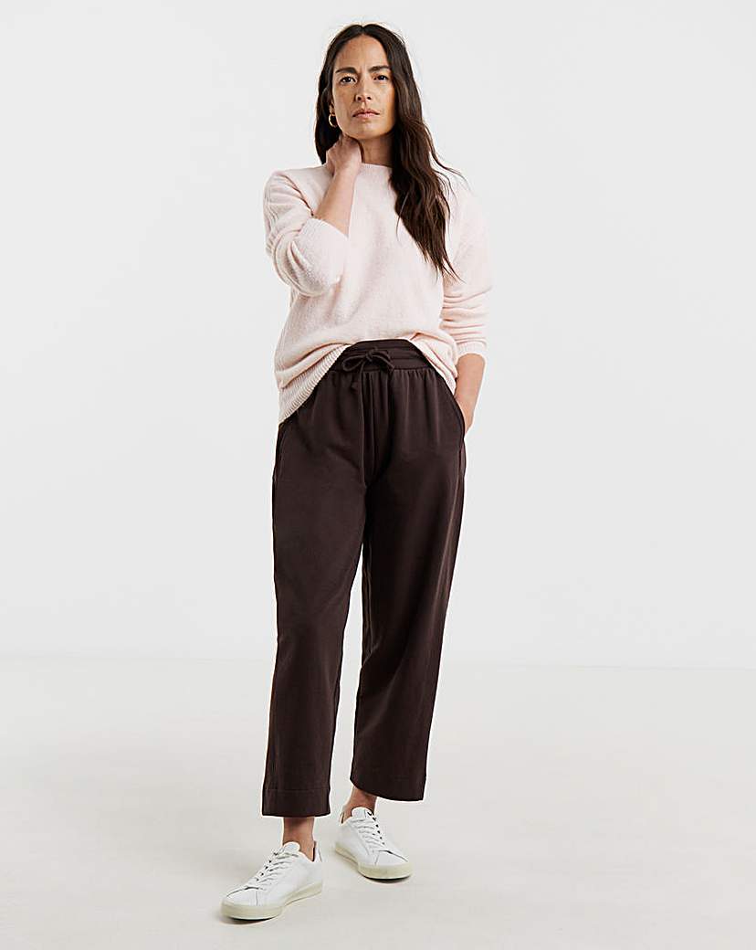 New In - Barrel Leg Jersey Trouser
