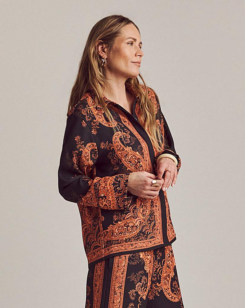 Anthology Print Wide Leg Trouser