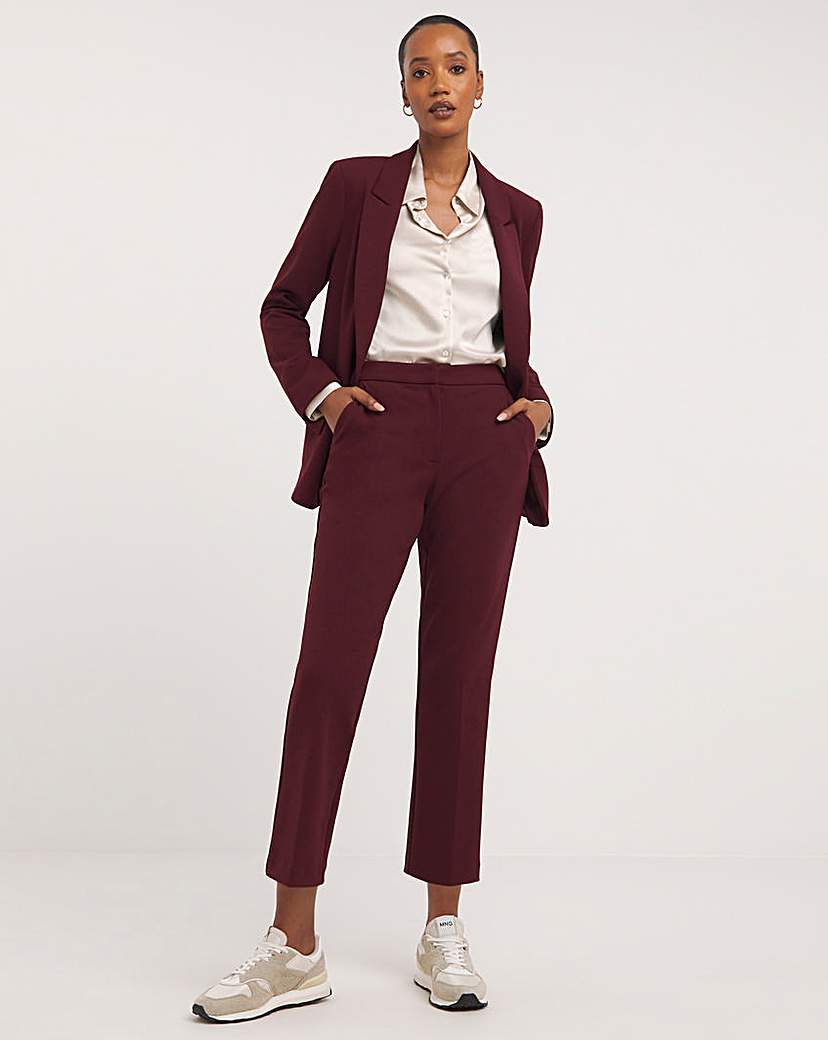 Scuba Crepe Straight Leg Trouser