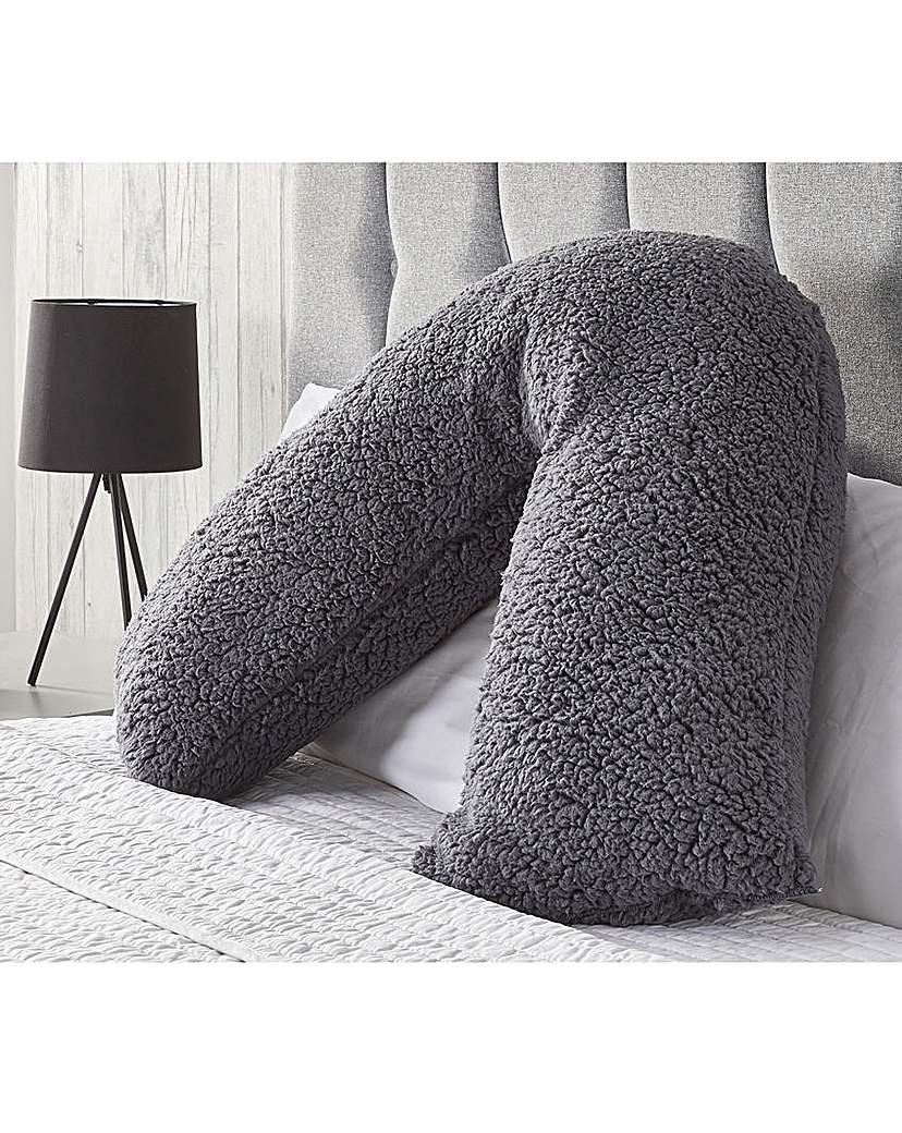 Huggleland Fluffy Fleece Teddy V Pillow