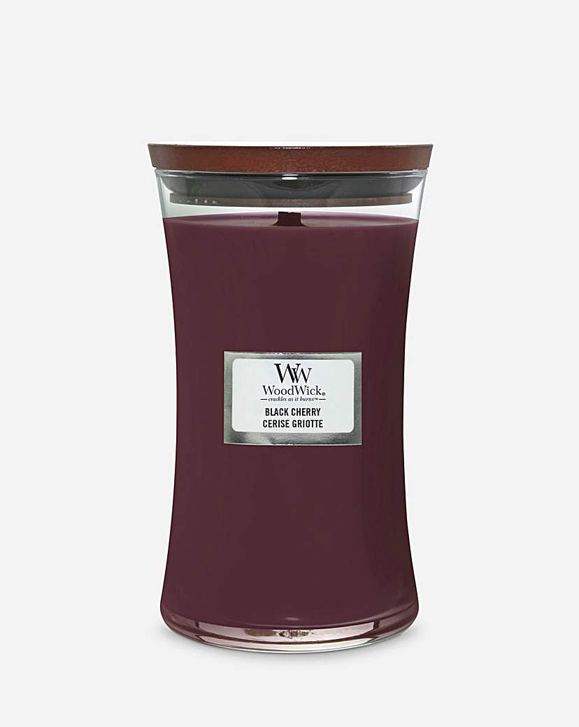 Woodwick Hourglass Large Black Cherry