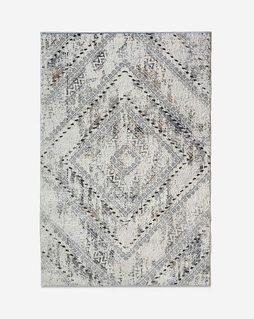 Abstract Diamonds Woven Rug