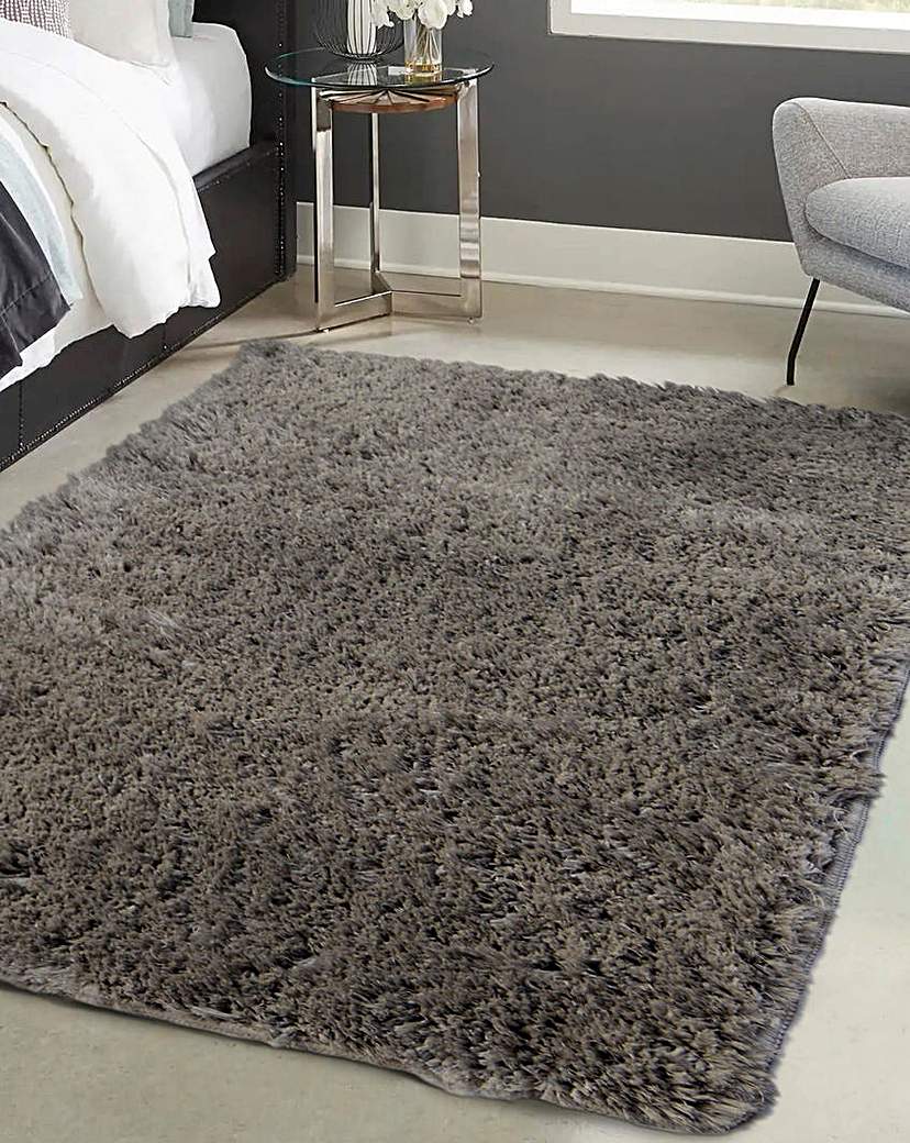 Soft Washable Rug - Grey