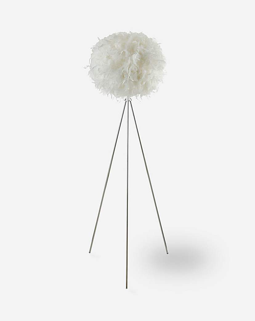 Feather Tripod Floor Lamp