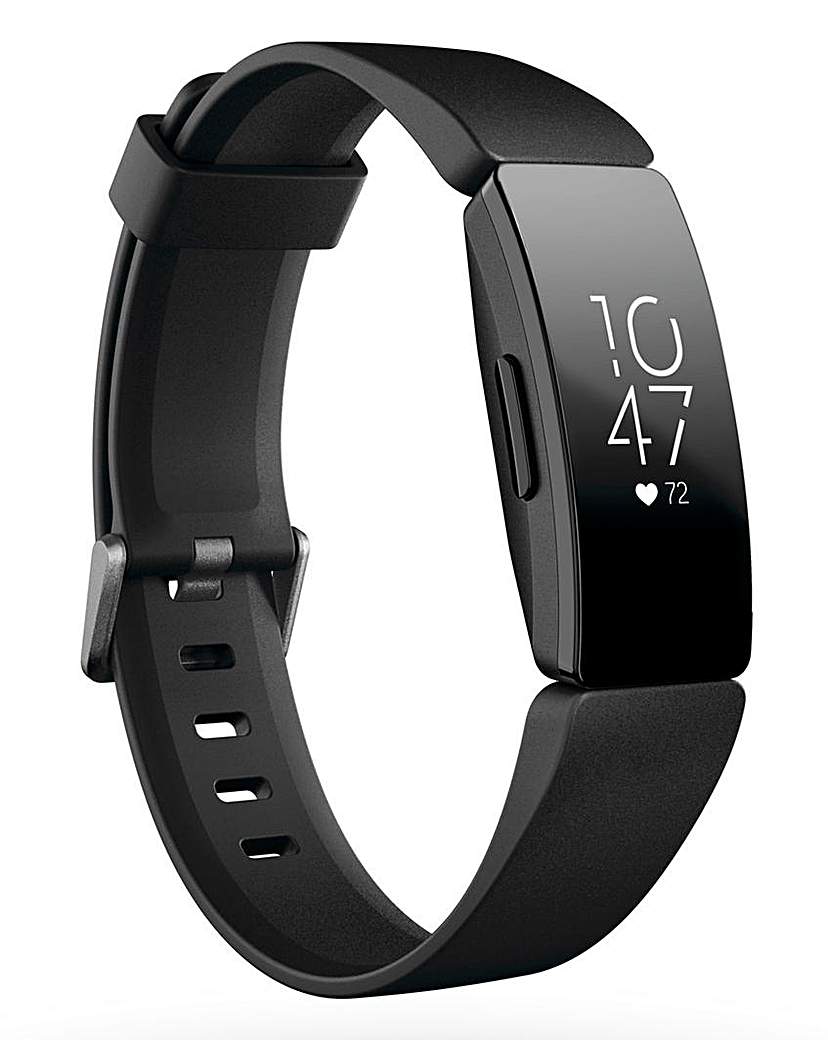 Fitbit Inspire HR smart watch in black Black