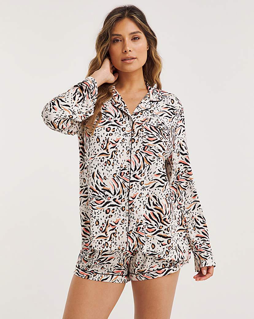 Luxury Soft Print Jersey Pyjama Set