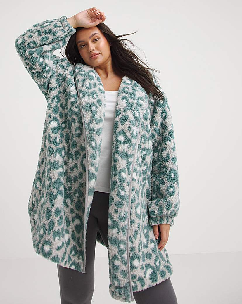 Pretty Secrets Long Fleece Cardigan