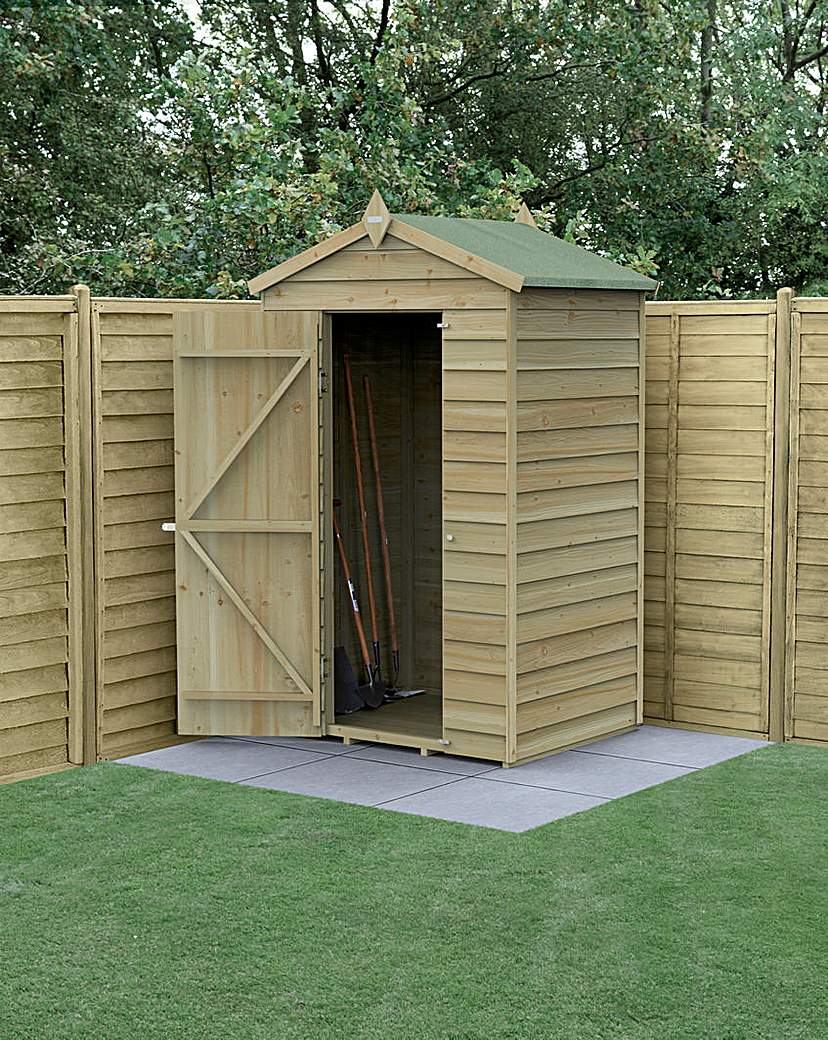 4LIFE Apex Shed 4x3 - Single Door