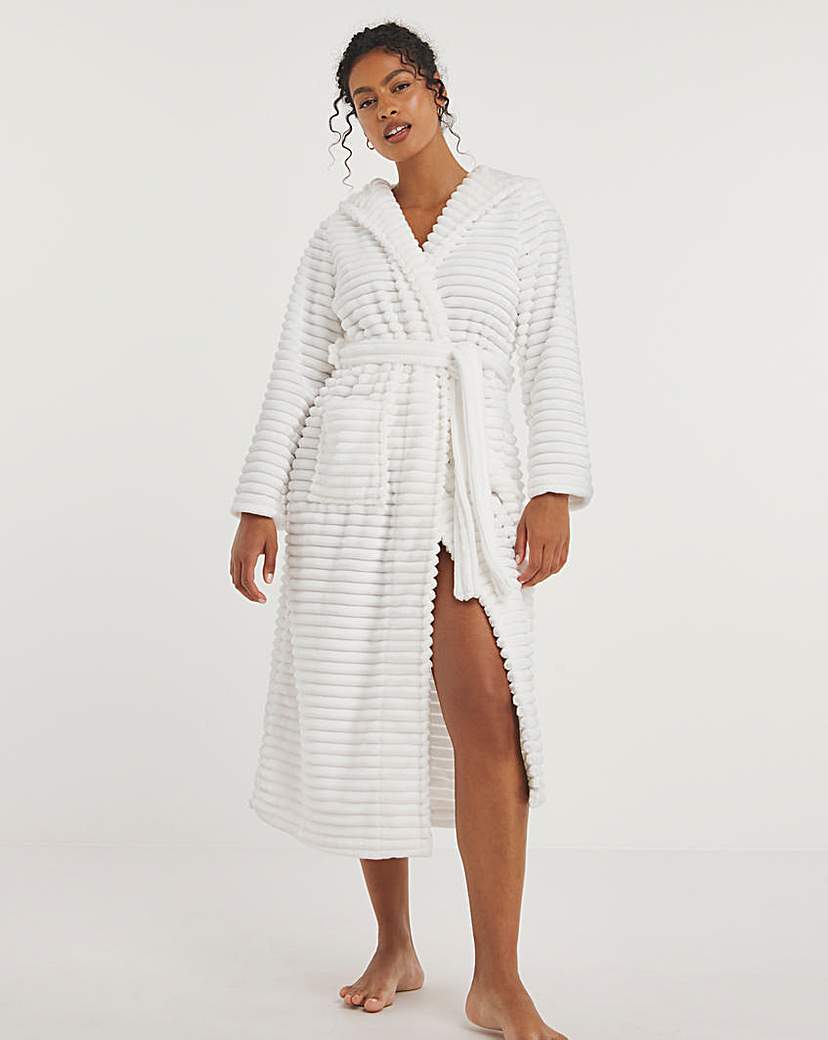 Pretty Secrets Luxury Fleece Hooded Robe