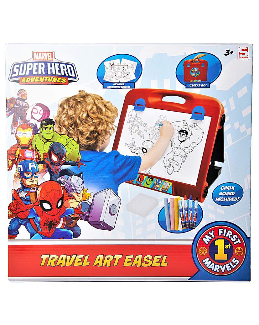 Image of Superhero Adventures Travel Art Easel
