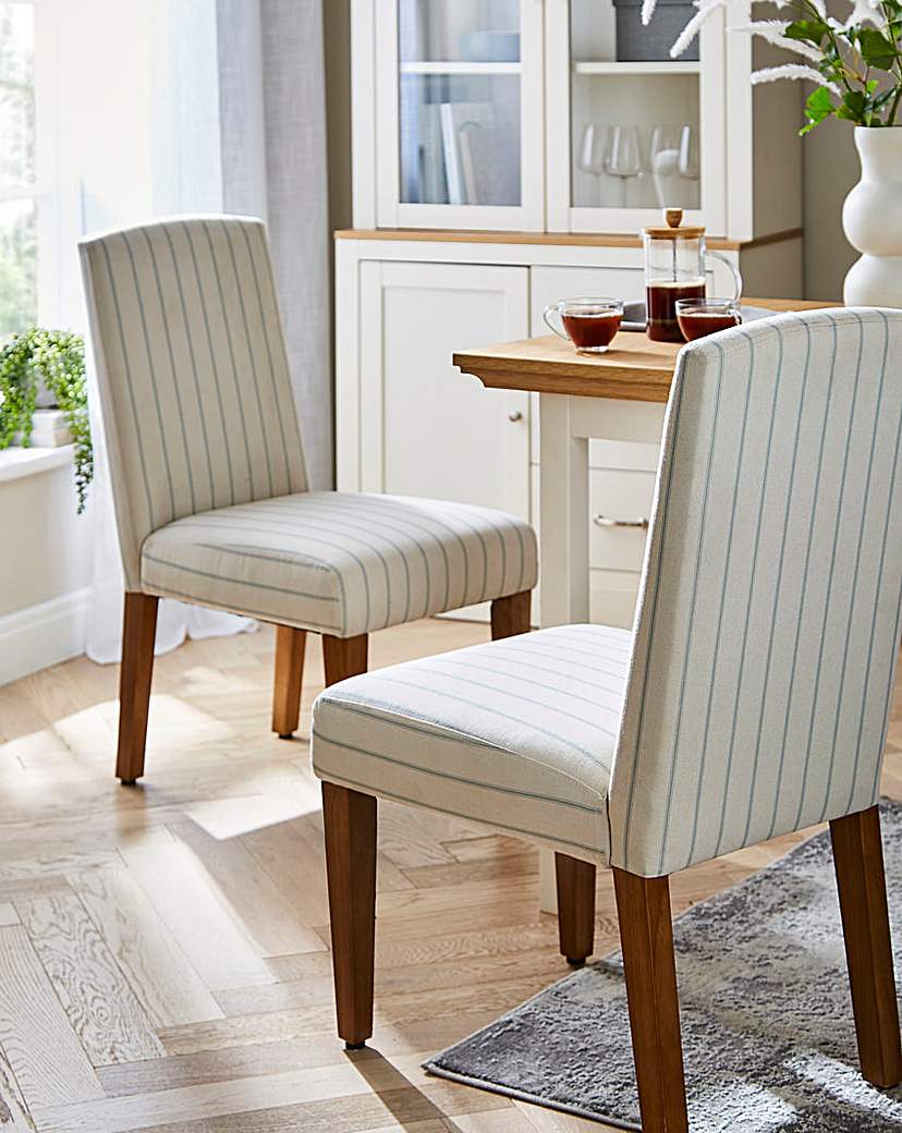 Julipa Everly Stripe Pair of Chairs