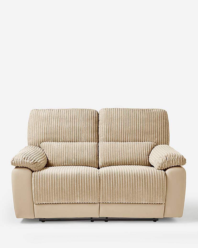 Harlow 2 Seater Recliner Sofa - Cream