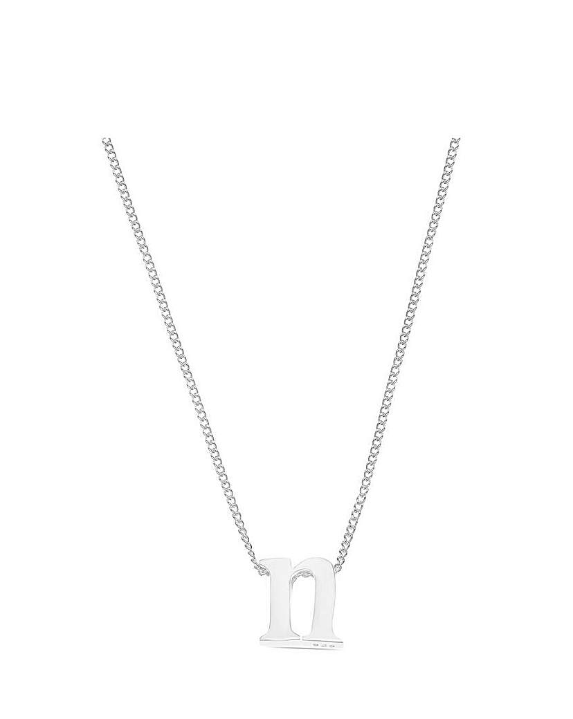 Sterling Silver Initial Necklace