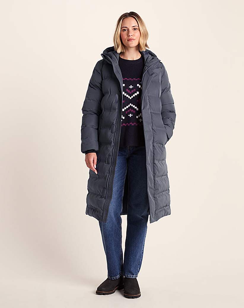 Tog24 Glaston Womens Parka Washed Blue Tog …