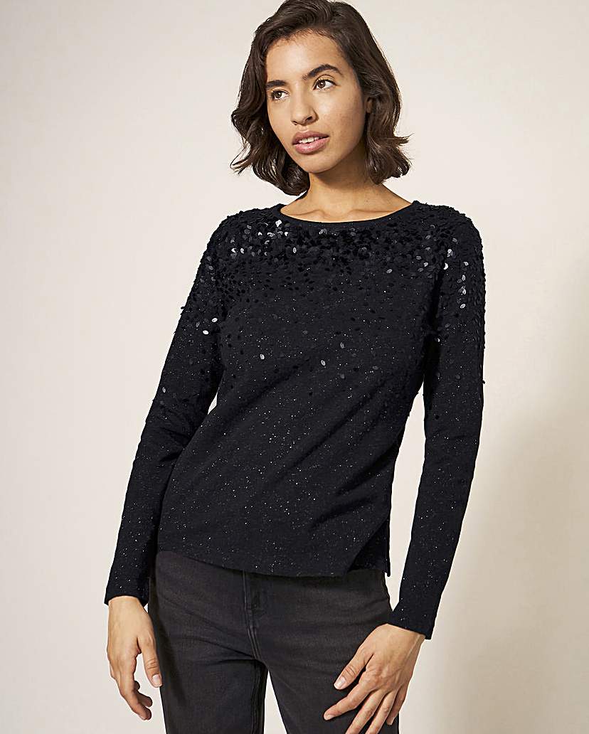 White Stuff Roxy Sequin Top