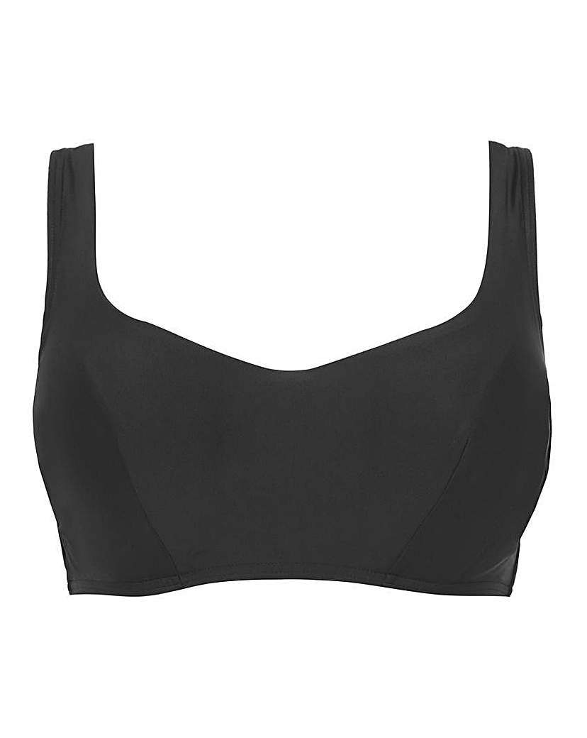 Rene Scoop Neck Crop Bikini Top