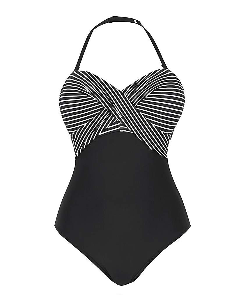 Bandeau Non Wired Tummy Control Swimsuit