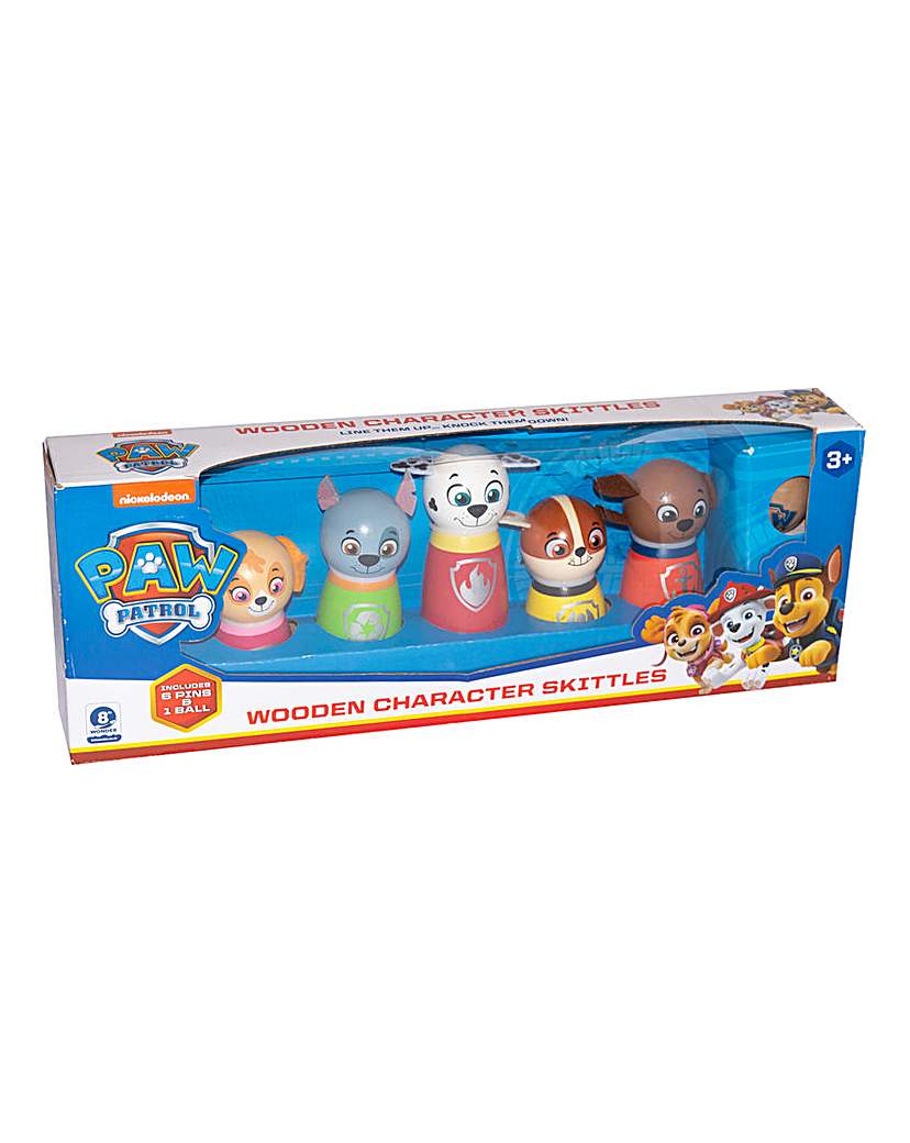 Image of Paw Patrol Wooden Character Skittles