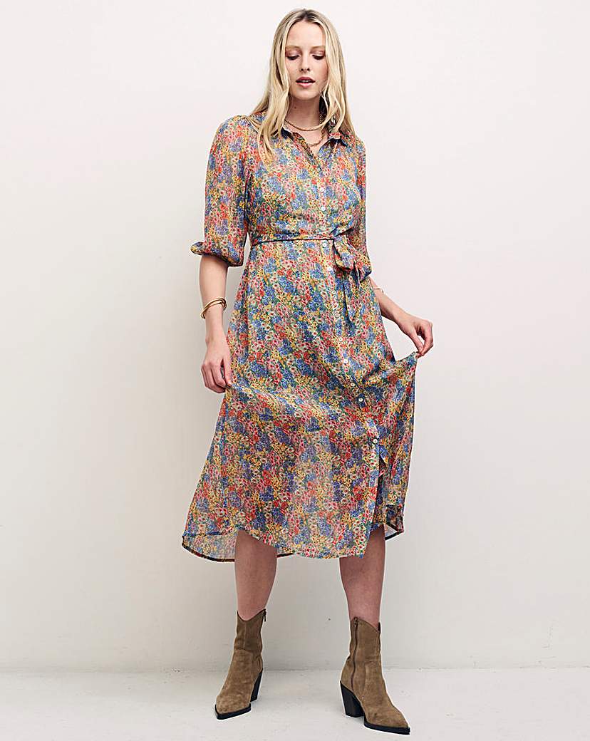 Nobody's Child Malika Floral Shirt Dress