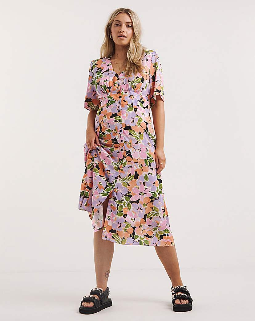 Alexis Amaia Floral top Embroidered Dress