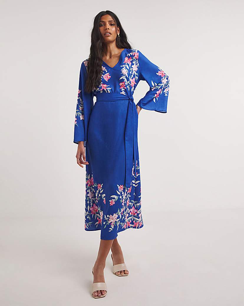 Raishma Studio Floral Print Midi Dress