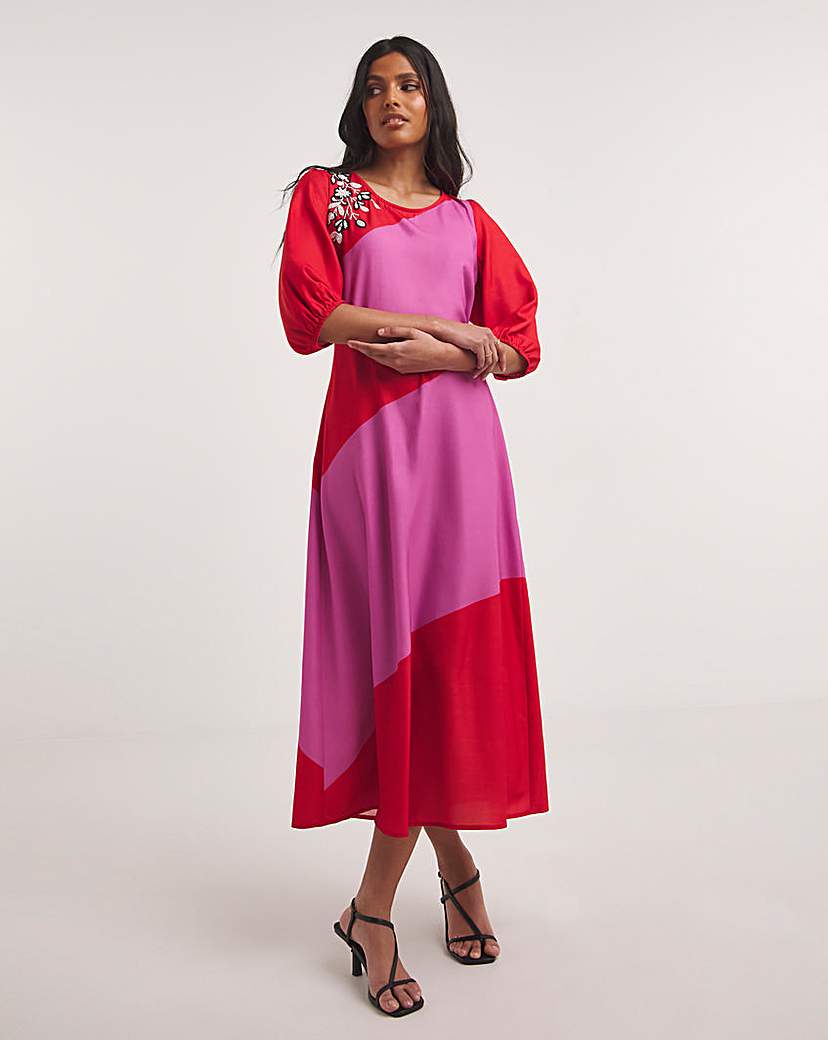Raishma Studio Embellished Midi Dress