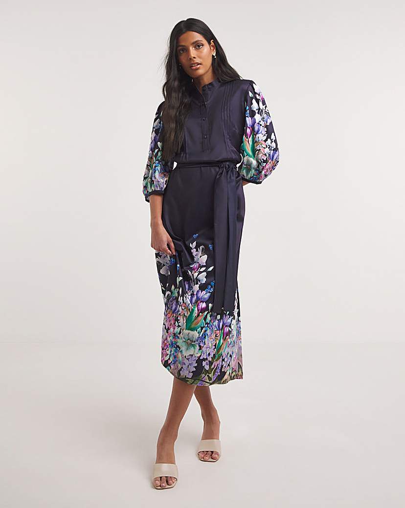 Raishma Studio Floral Print Midi Dress