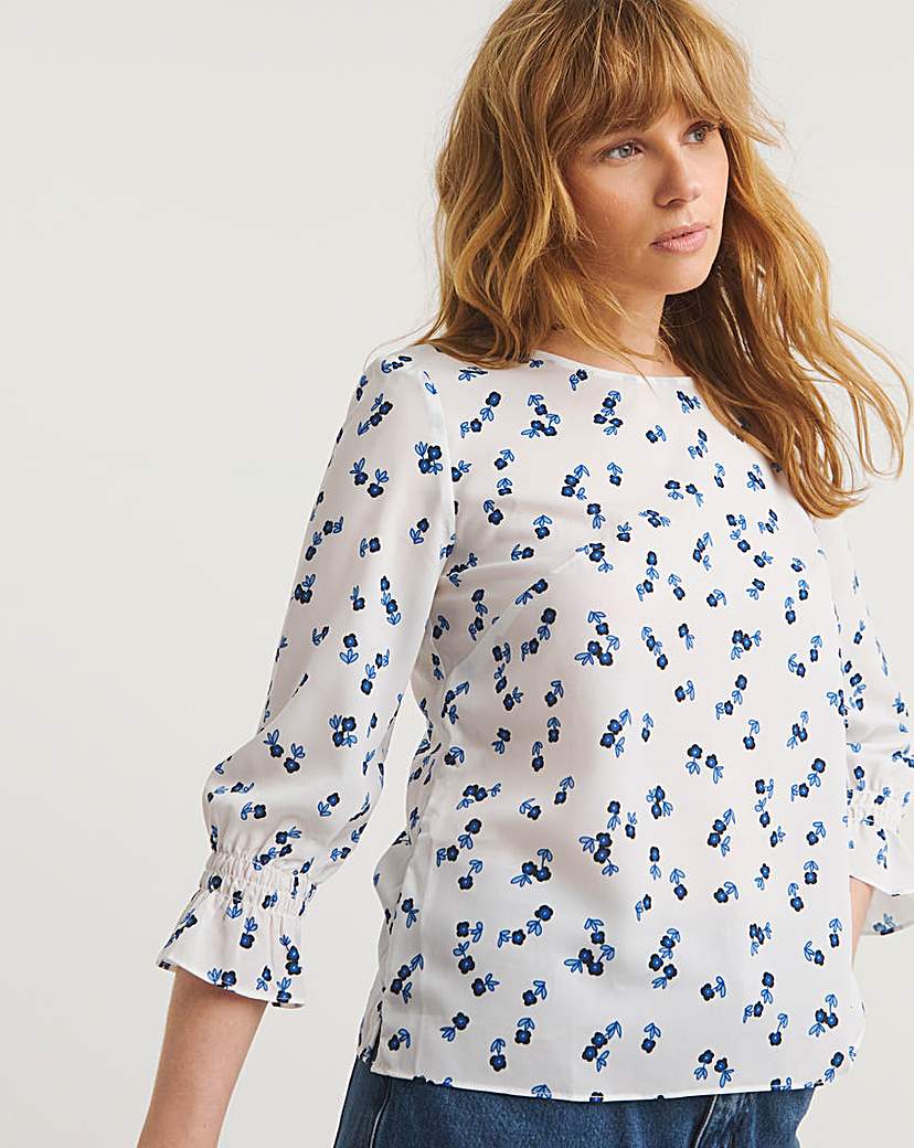 French Connection Betsy Crepe Top