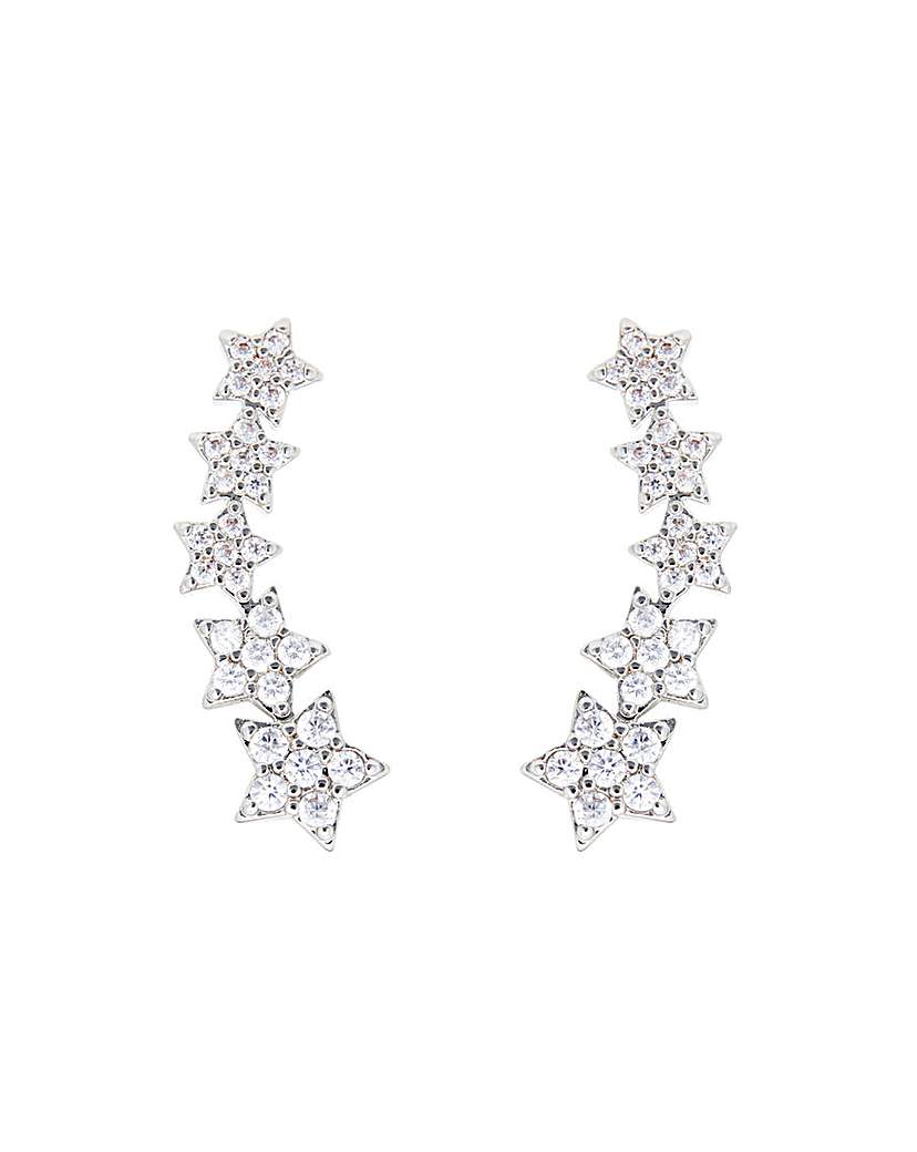 Jon Richard Cubic Zirconia Ear Climbers - Gift For Her