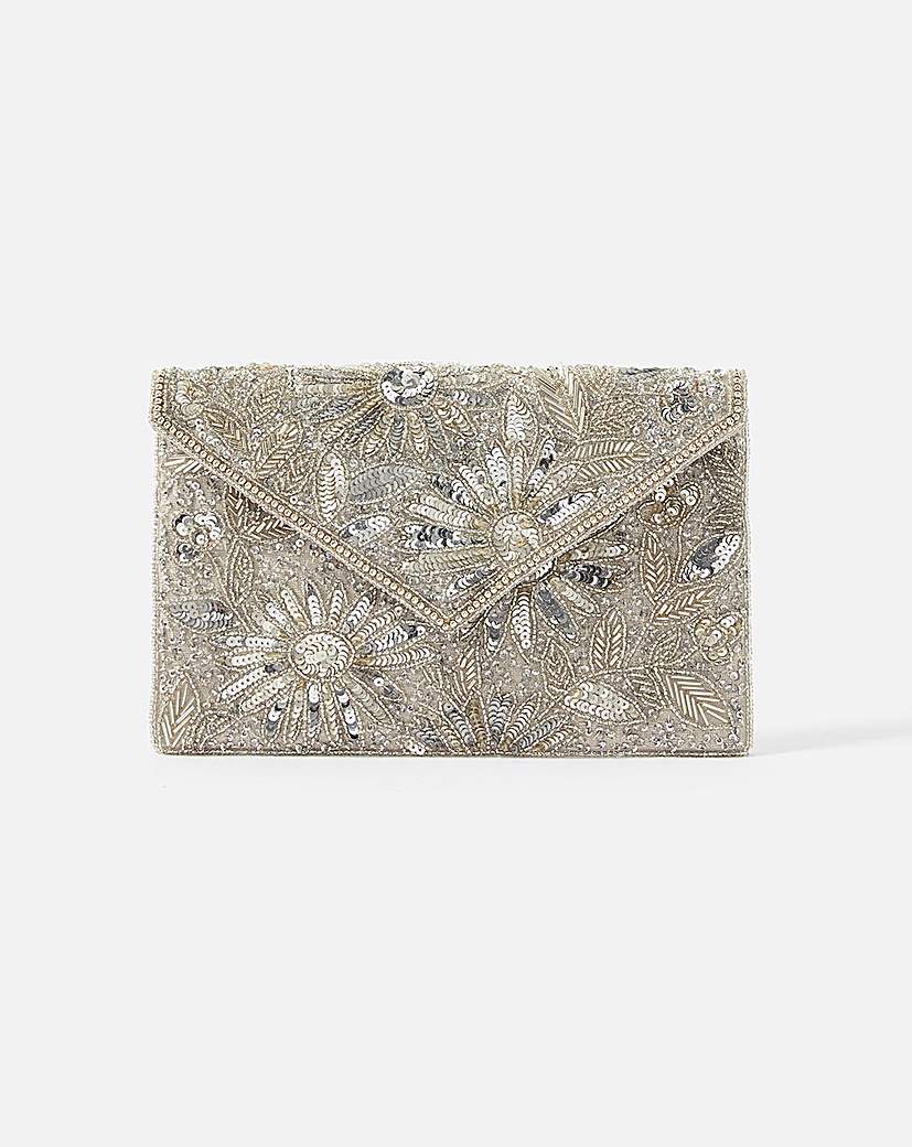 Accessorize Embellished Clutch Bag