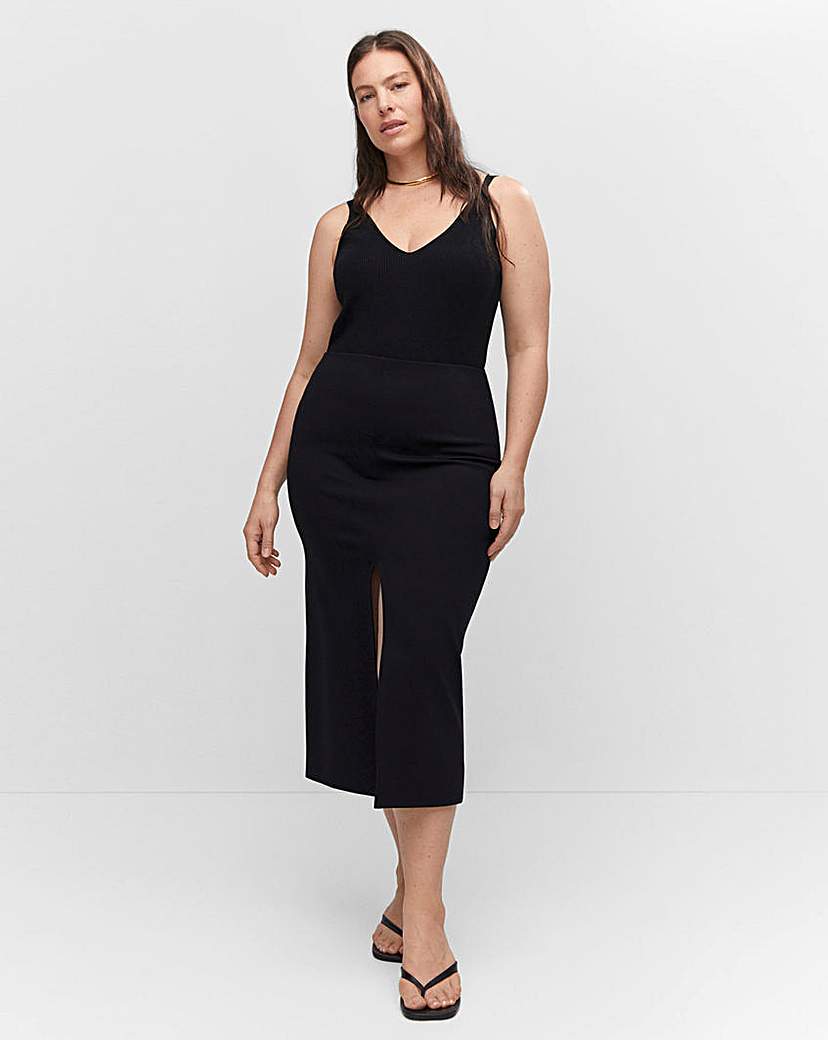 Mango Midi Stretch Skirt