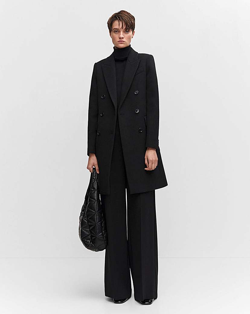 Mango Wool Blend Coat