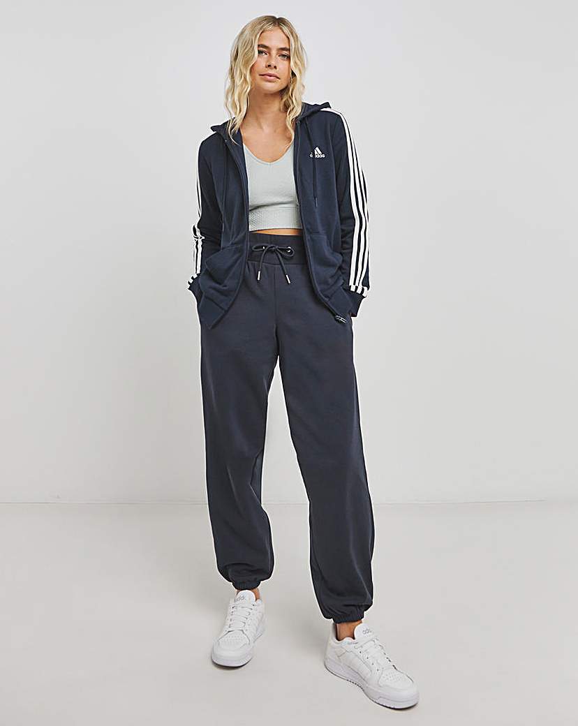 adidas 3 Stripes Full Zip Hoodie