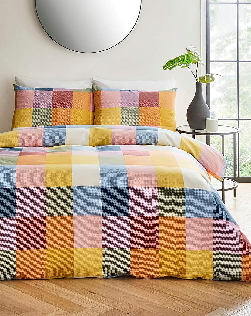 Darcy Bright Check Duvet Cover Set