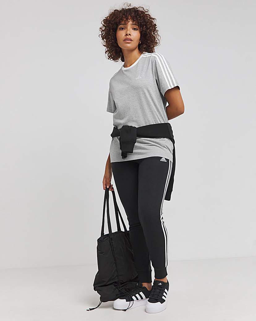 adidas 3 Stripe Boyfriend T-Shirt