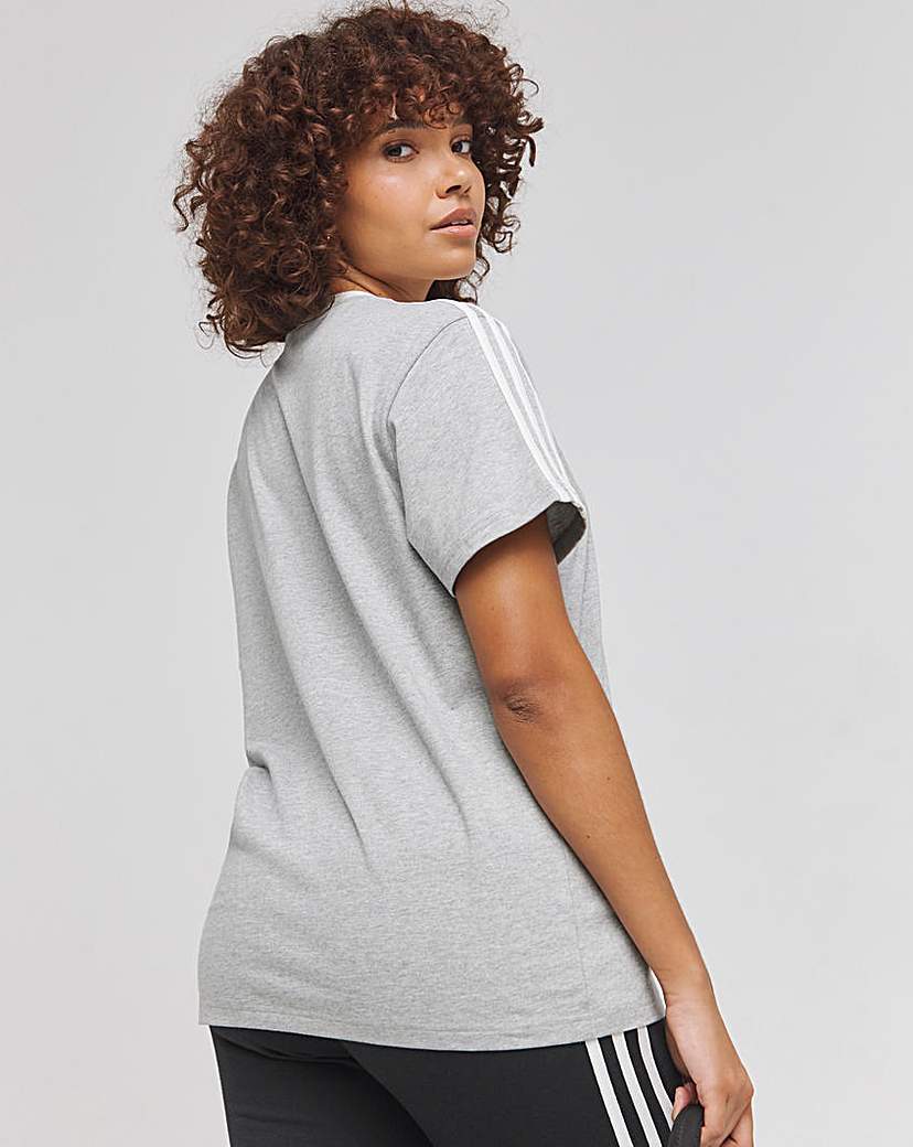 adidas 3 Stripe Boyfriend T-Shirt