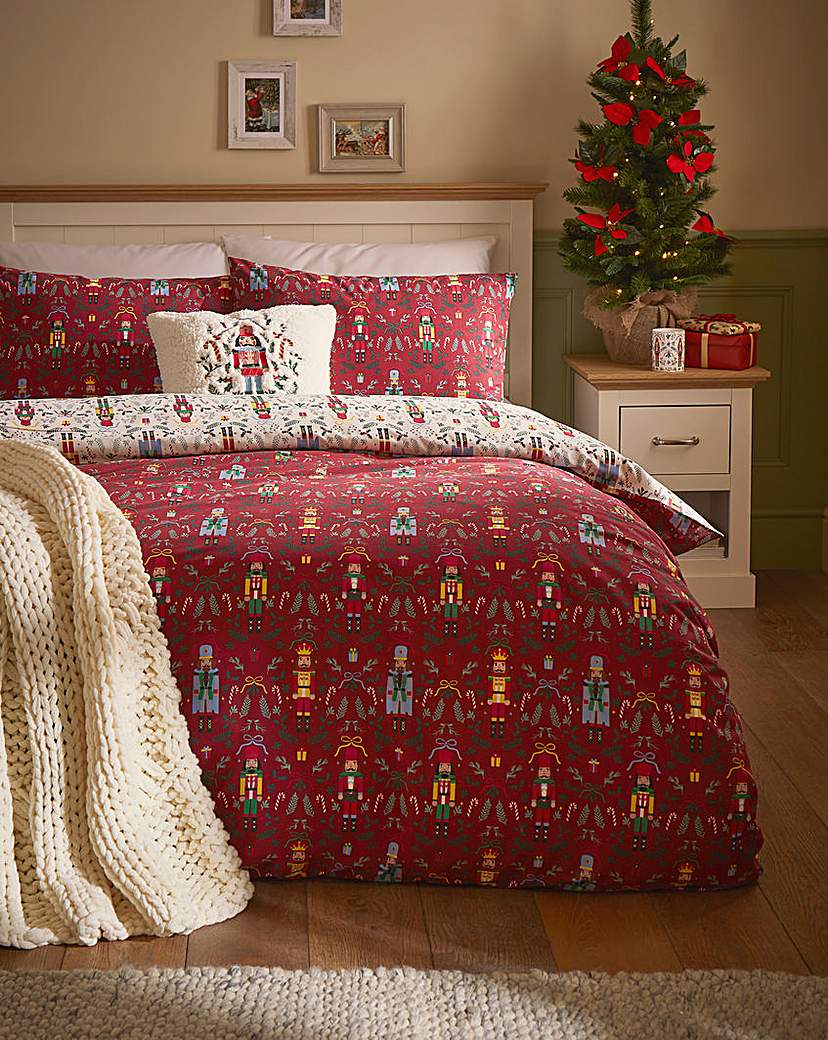 Nutcracker Duvet Cover Set RED JD Williams …
