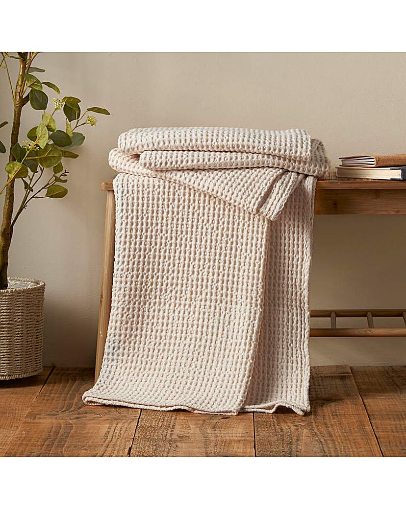 Pineapple Elephant Waffle Cotton Throw Natural Pineapple …