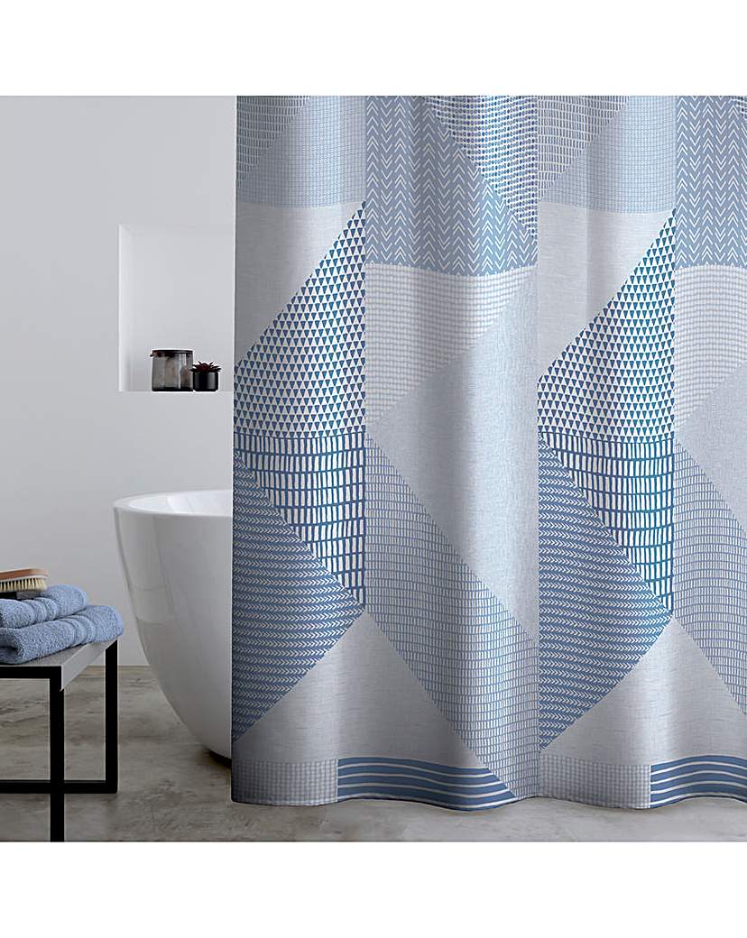 Larsson Geo Shower Curtain