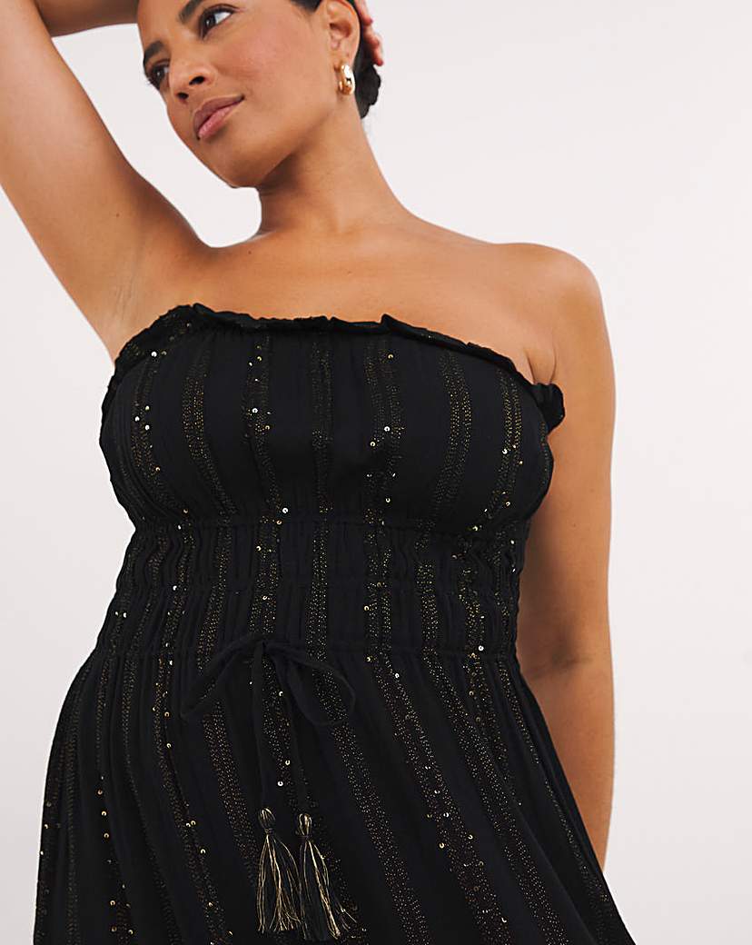 Bandeau Maxi Beach Dress
