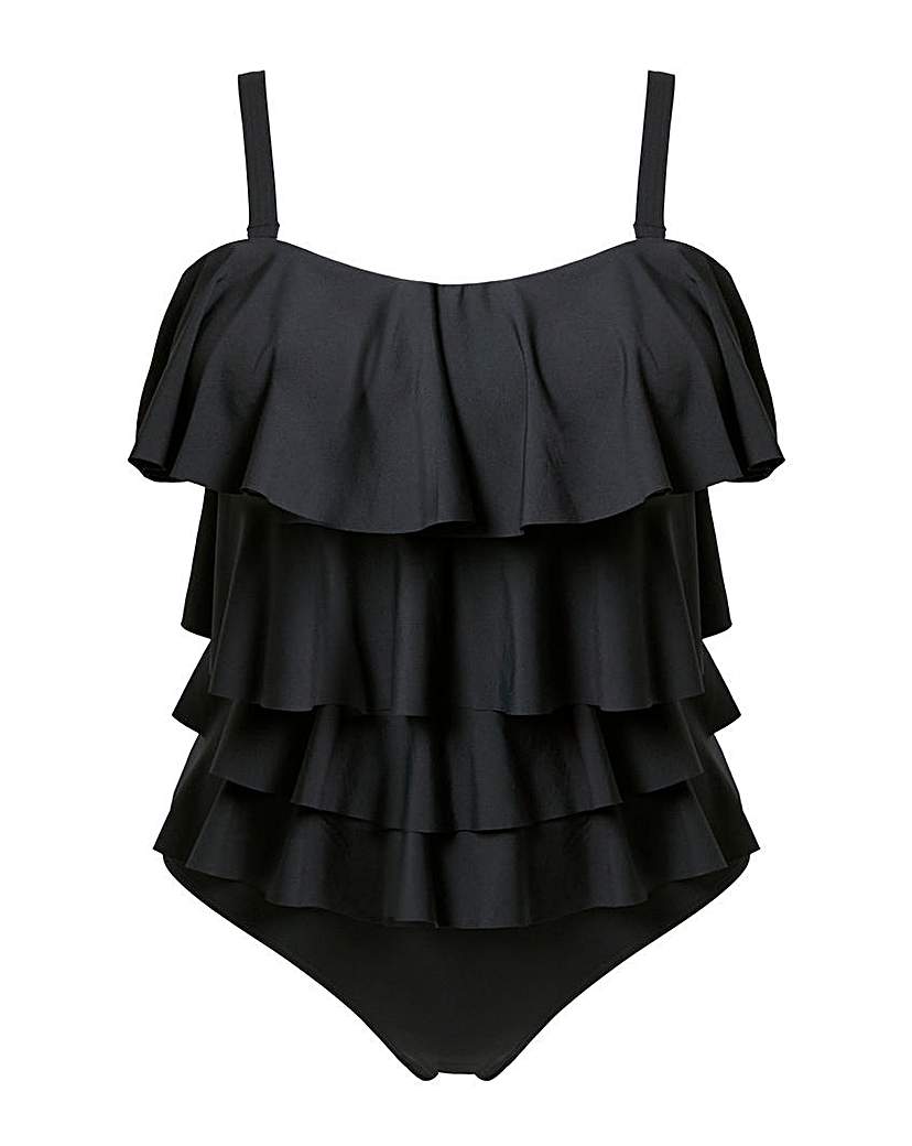 Magisculpt Bandeau Ruffle Swimsuit